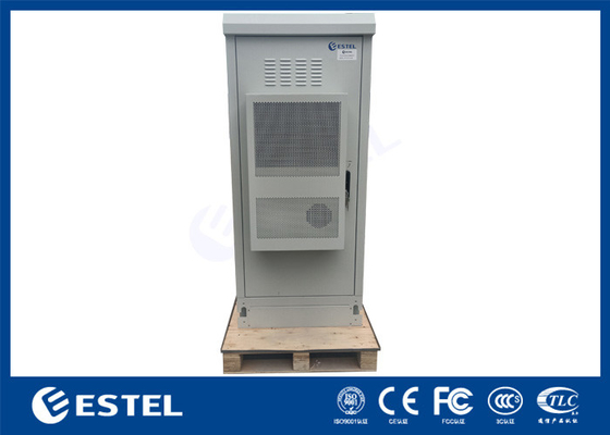 32U Outdoor 19 Inch Rack Cabinet ตู้โทรคมนาคม พร้อม PDU และเครื่องปรับอากาศ 1500W