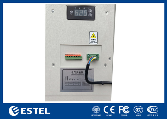 ตู้ปรับอากาศภายนอก 19 นิ้ว พร้อม PDU เครื่องปรับอากาศและเซ็นเซอร์