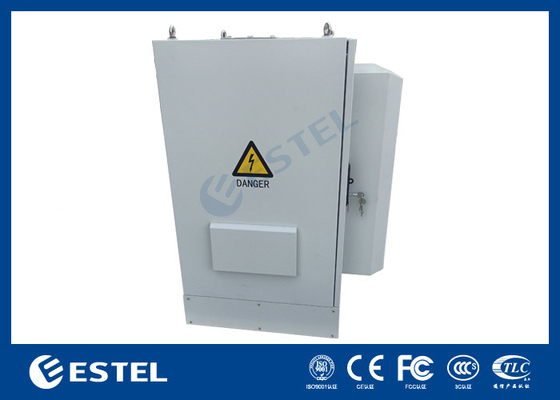 SGCC กองโทรคมนาคมกลางแจ้งสองผนัง พร้อมเครื่องปรับอากาศ 48VDC และแฟน