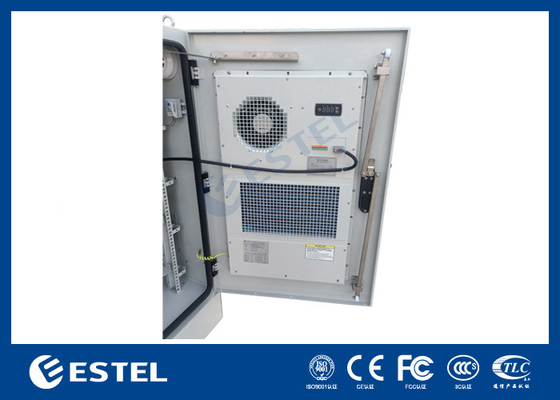 SGCC กองโทรคมนาคมกลางแจ้งสองผนัง พร้อมเครื่องปรับอากาศ 48VDC และแฟน
