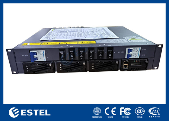 DC48V Rack Mount Rectifier 90A ความจุสูง 220VAC โทรคมนาคม Single Phase Rectifier