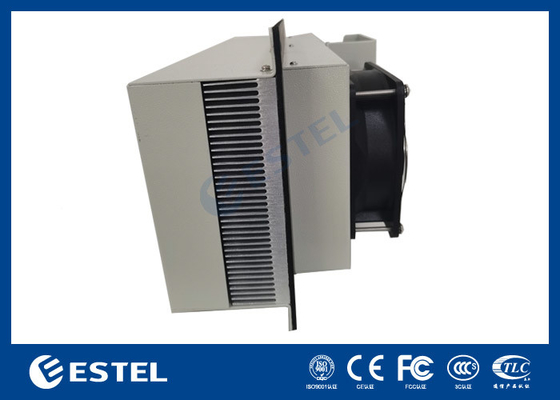 ไม่มีคอมเพรสเซอร์ เครื่องทําความเย็นไฟฟ้าร้อน 48VDC ความจุในการทําความเย็น 300W สําหรับตู้กลางแจ้ง