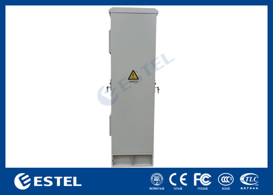 ET6060217A-42U ตู้สื่อสารกลางแจ้ง ตู้ 19 นิ้ว พร้อมพัดลมประตูคู่ IP55