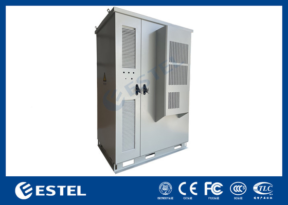 ปรับปรุง Three Bay Outdoor Base Station Cabinet ระบบปรับปรุงความเย็นและพลังงาน