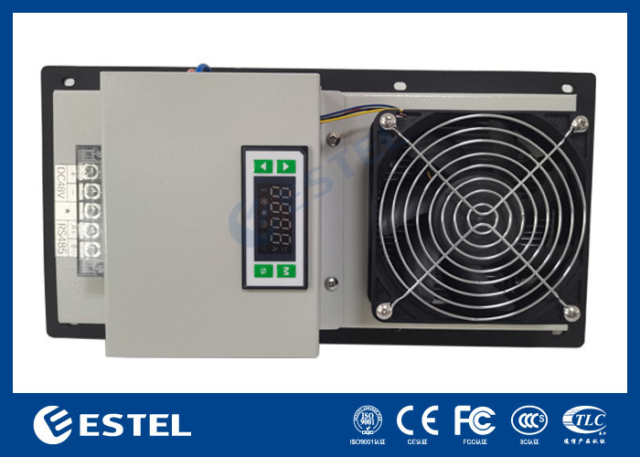 ไม่มีคอมเพรสเซอร์ เครื่องทําความเย็นไฟฟ้าร้อน 48VDC ความจุในการทําความเย็น 300W สําหรับตู้กลางแจ้ง